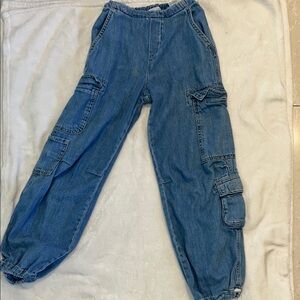 Blue Cargo Jeans